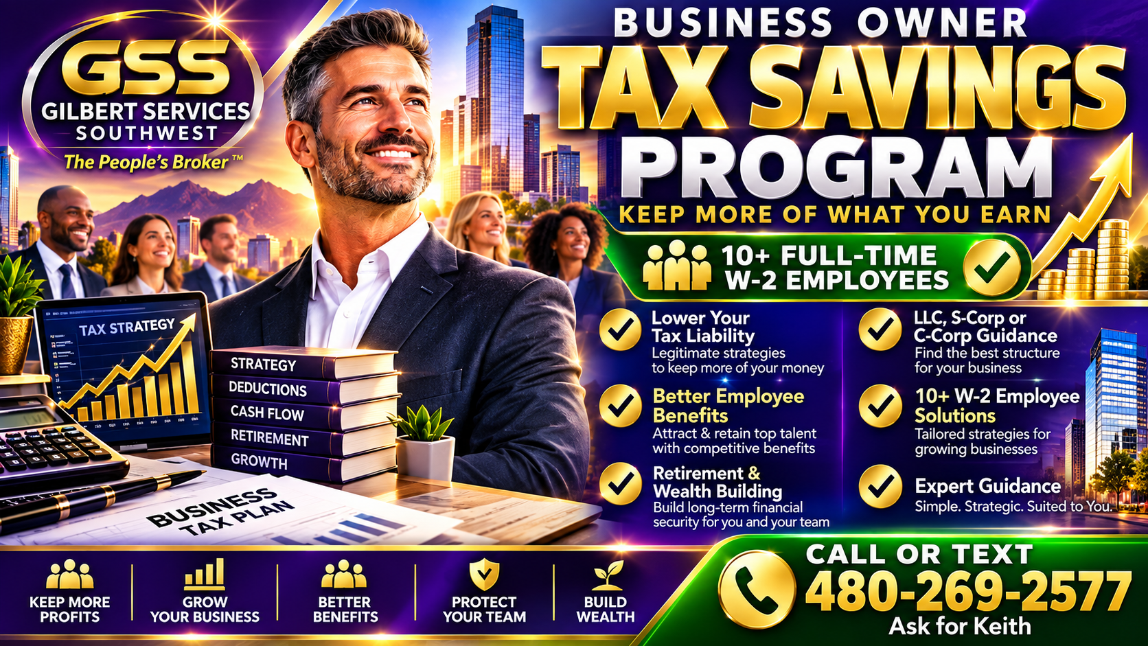 GSS Business Owner Tax Savings Program — keep more of what you earn